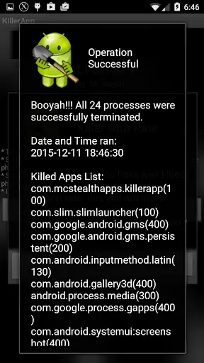 KillerApp Advanced Task Killer screenshot 2