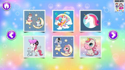 Toddler Jigsaw Puzzle Unicorn screenshot 2
