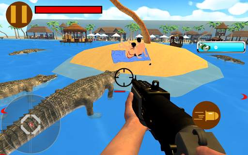 Crocodile Hunter 3d : Hungry Crocodile Attack Game screenshot 4