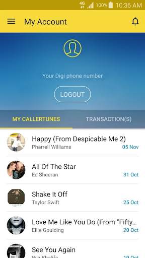 CallerTunes screenshot 5