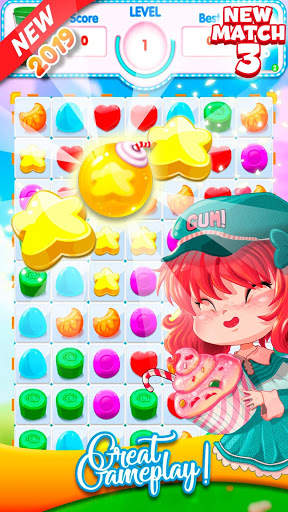 Gummy Crush! - Match & Restore screenshot 6