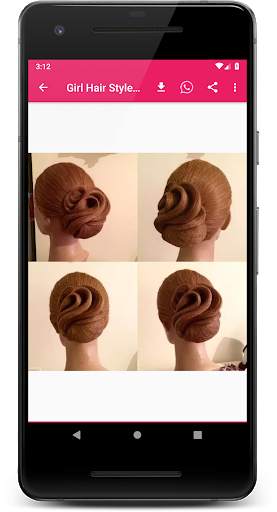 Girl Hair Style Step by Step скриншот 2