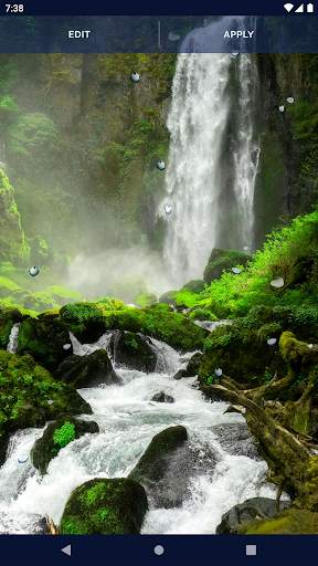 Waterfall 4K Live Wallpaper 8 تصوير الشاشة
