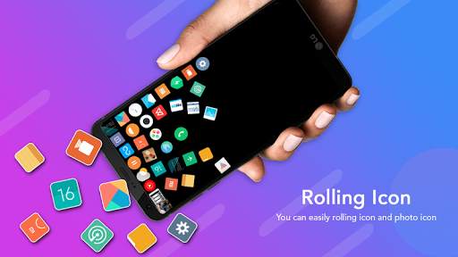 Rolling Icon Launcher 2021 screenshot 5