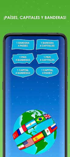 Países, capitales y banderas del mundo - geografía screenshot 1