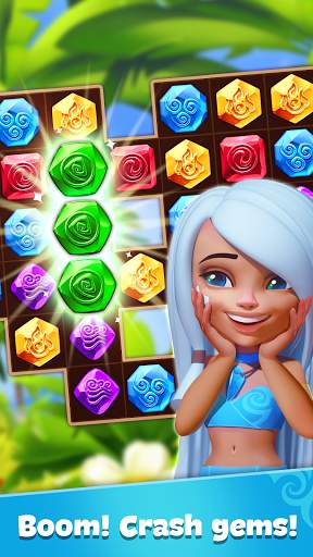 Gemmy Lands: Match 3 Games 3 تصوير الشاشة