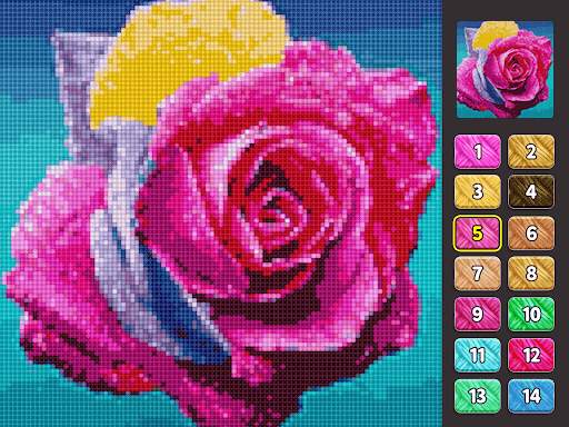 Cross Stitch: Color by Number screenshot 15