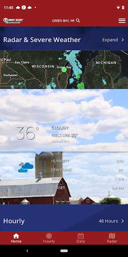 WBAY First Alert Weather screenshot 1
