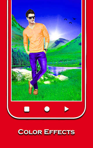 Green hill photo frame editor screenshot 8