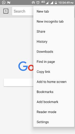SA Browser App screenshot 2