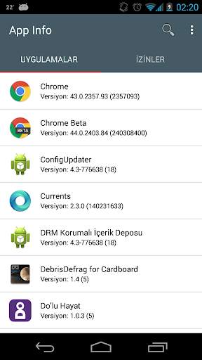 App Info screenshot 1