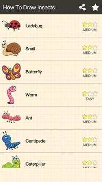 How To Draw Insects screenshot 1