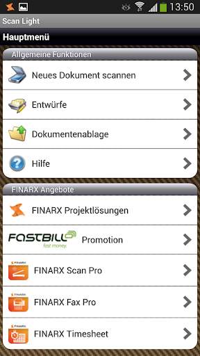 FINARX Scan DEMO screenshot 1
