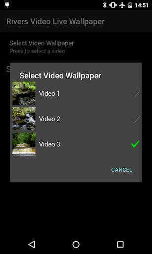 Rivers Video Live Wallpaper screenshot 5