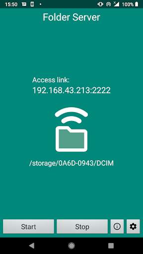 Folder Server - WiFi file access screenshot 1