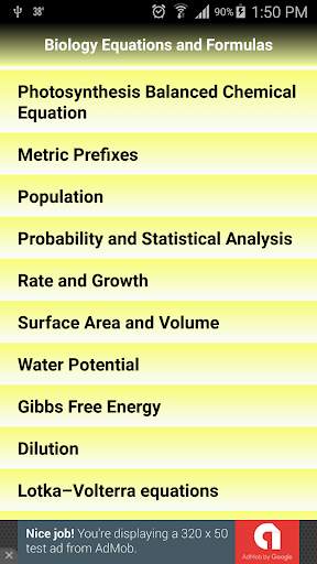 Biology Equations & Formulas screenshot 3