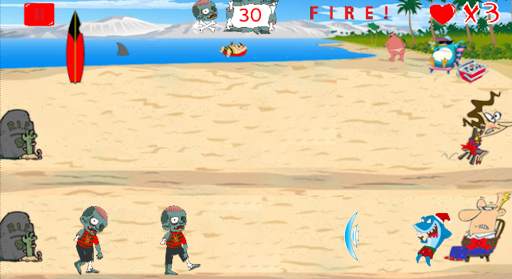 SantaShark vs. Zombies screenshot 3