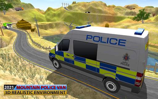 Police Van Driving - Police Bus Simulator 2021 screenshot 4