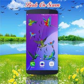 Birds on screen | Prank app screenshot 1