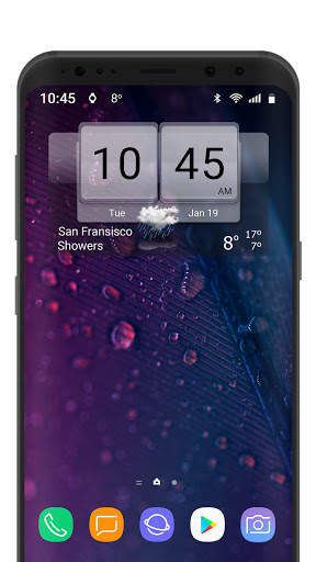3D Flip Clock Theme Pack 02 screenshot 2