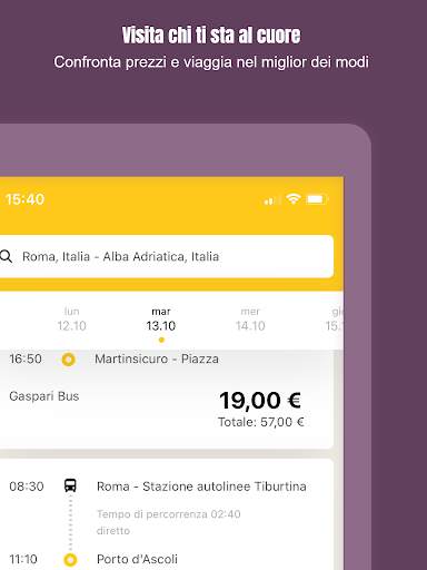 CheckMyBus: L’app di confronto degli autobus screenshot 8