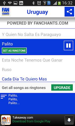 Uruguay World Cup 2014 Songs screenshot 1