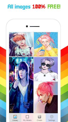 BTS Color By Number screenshot 7