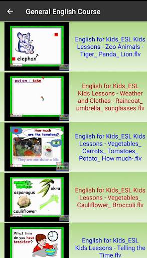English For Kid Conversation скриншот 2