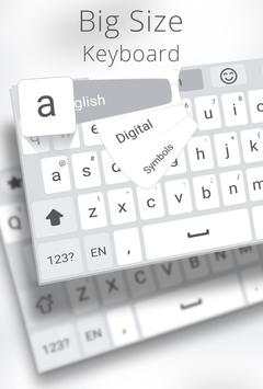 New big size keyboard theme screenshot 1
