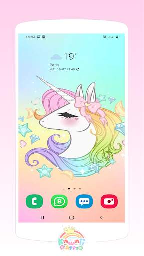 Kawaii Unicorn wallpapers cute background screenshot 7