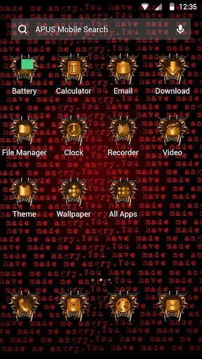 Ritual-APUS Launcher theme screenshot 2