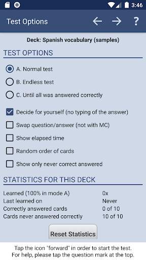 Flashcards Trainer Pro 2 تصوير الشاشة