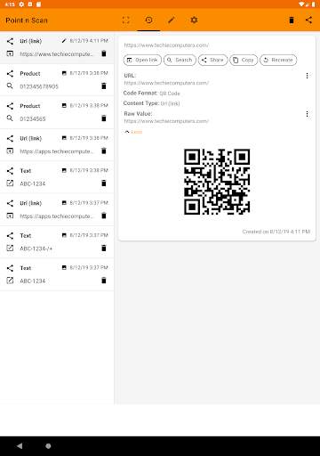 Scan Create QR, barcode, EAN, PDF417, etc. screenshot 9