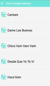 Chica Vampiro Music Lyrics screenshot 1