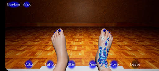 Woman feet 3D screenshot 4
