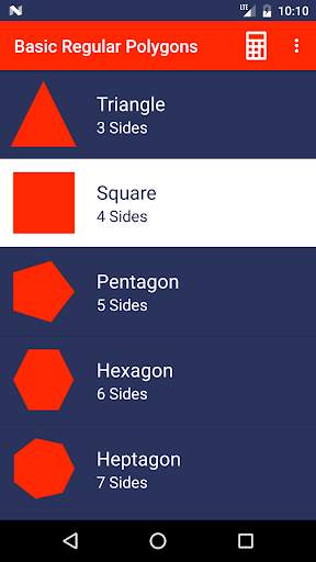 Basic Regular Polygons screenshot 1