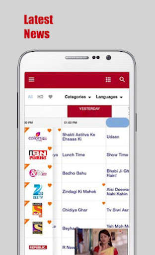 Jio TV HD Channels Free Guide App screenshot 2