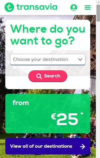 Transavia - Flash Deals screenshot 1