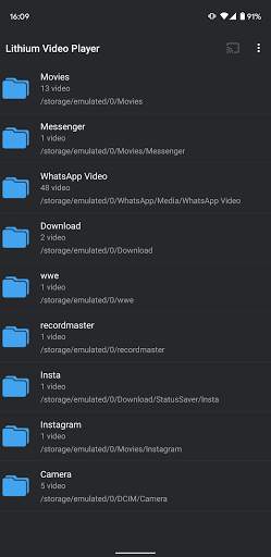 Lithium Video Player screenshot 2