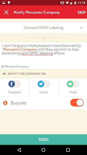 Buycott - Barcode Scanner Vote screenshot 4