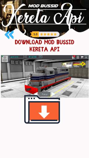 Mod Bussid Kereta Api screenshot 3