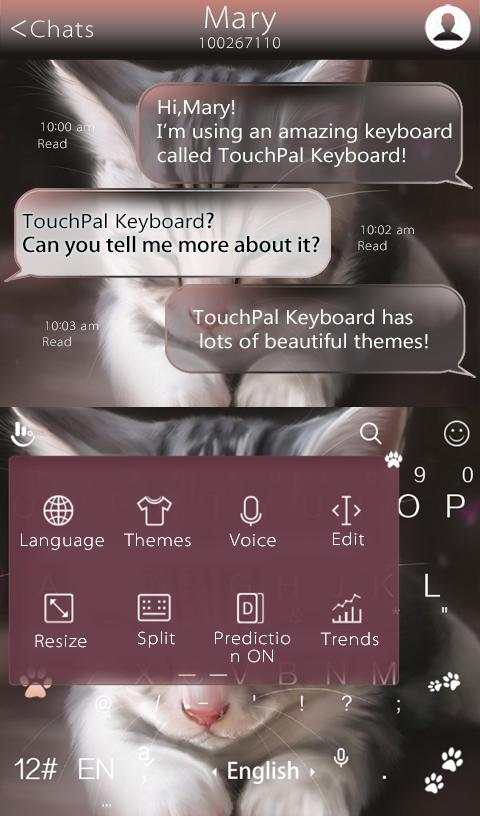 Cats Keyboard Theme screenshot 4
