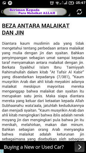 MALAIKAT - Sifat dan Tugasnya screenshot 19