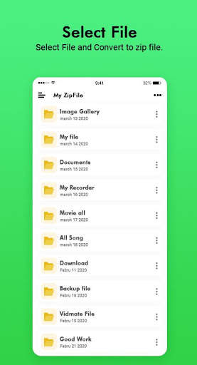 Zip file extractor for Android, Rar zip Extractor screenshot 1