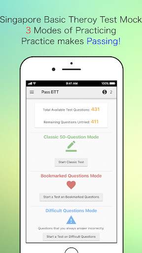 Pass BTT - Passing Singapore Basic Theory Test screenshot 1