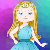 Coloring Princess icon