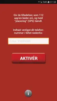 112 app screenshot 1