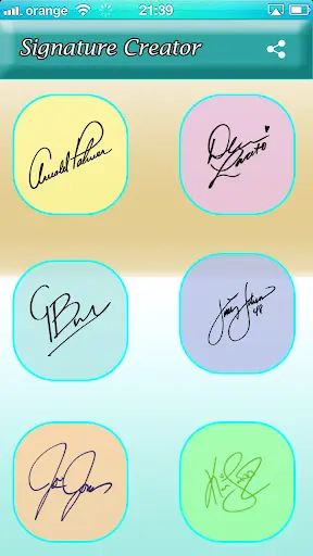 Signature Creator App - Signature Maker 2019 screenshot 1