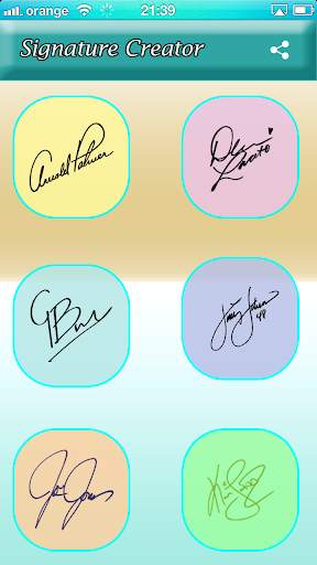 Signature Creator App - Signature Maker 2019 screenshot 1