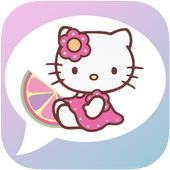 Kawaii Kitty Message Theme icon